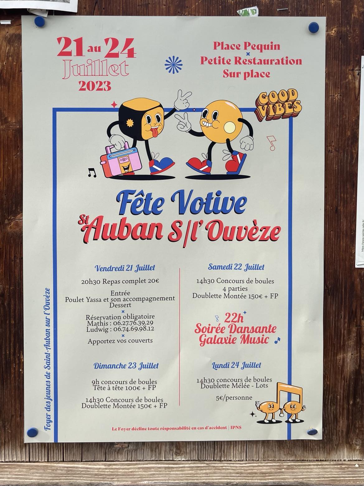 Affiche st Auban sur l'Ouvèze
