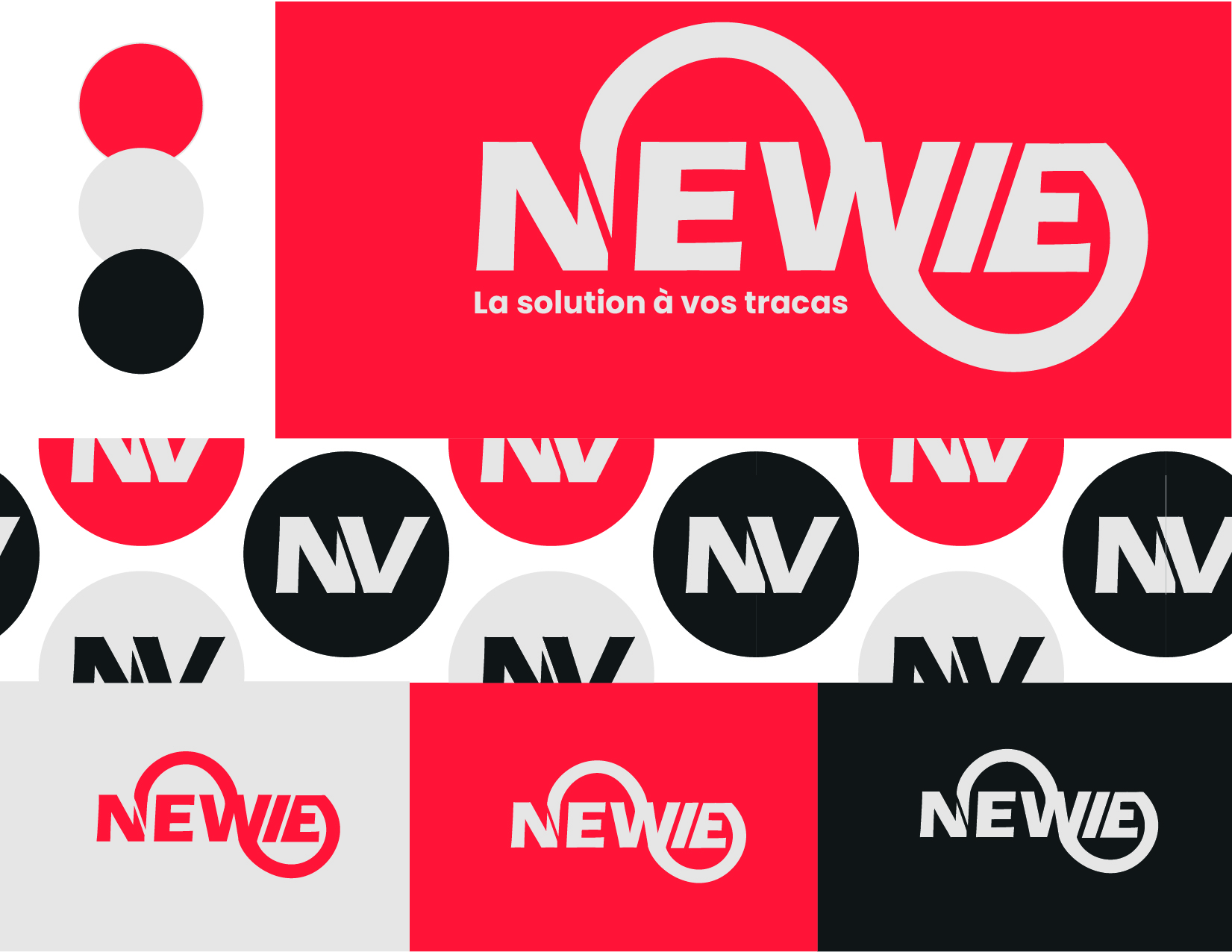 Identité visuelle entreprise Mévouillon Newvie